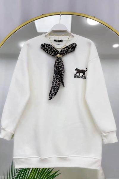 Aksesuar Tunik  Beyaz