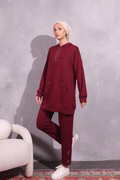 Aksesuar Takım Bordo