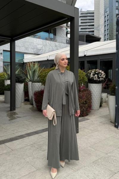 Aliye Üçlü Takım  Haki