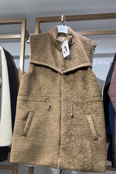 Astarlı Kıvırcık Yelek  Taba