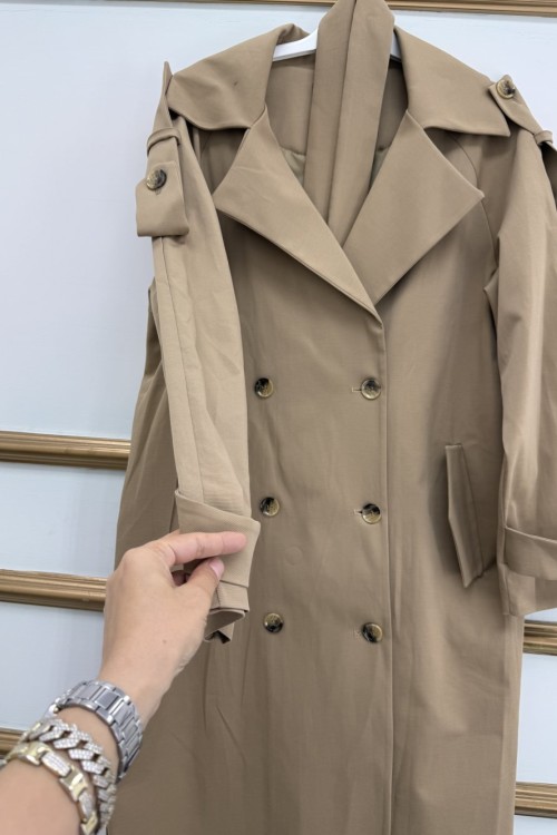 Astarlı Trenç  Camel