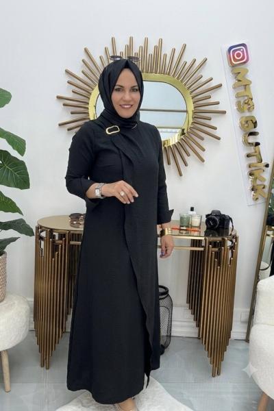 Bahar Elbise  Siyah