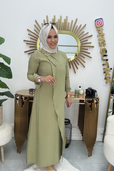 Bahar Elbise  Mint Yeşili