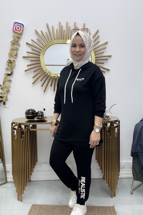 Bayram Takım Arkası Fermuarlı  Siyah