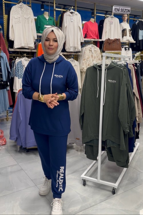 Bayram Takım Arkası Fermuarlı  Lacivert