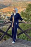 Beli Lastik İpli Takım  Lacivert