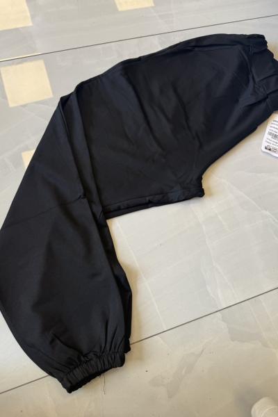 Beli Ve Paçası Lastikli Alt Siyah