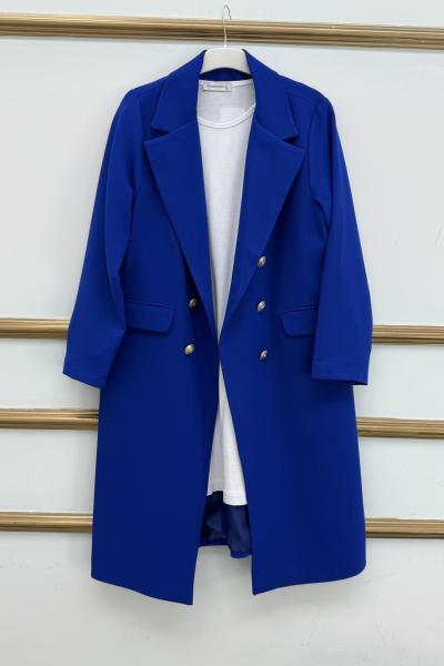 Blazer Ceket Ara Boy Saks Mavisi