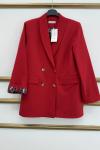 Blazer Ceket Kısa  Kırmızı