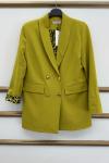 Blazer Ceket Kısa  Yağ Yeşili