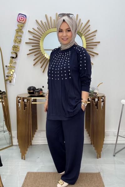 Boncuk Takım  Lacivert