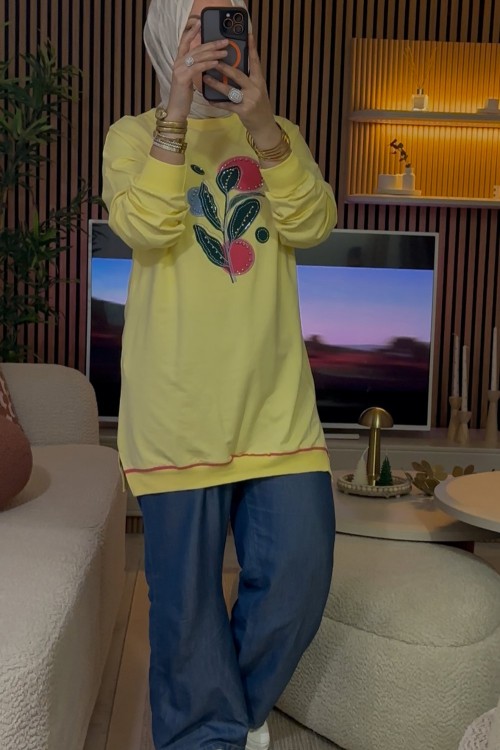 Çek Çek Tunik  Sarı