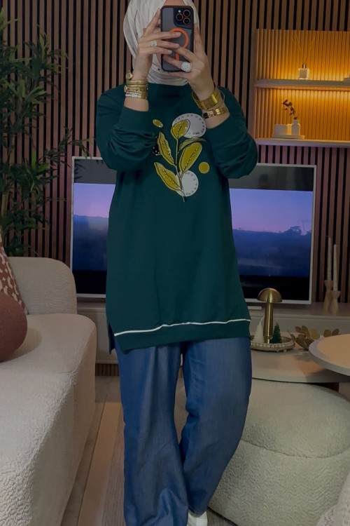 Çek Çek Tunik  Zümrüt