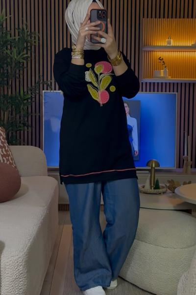 Çek Çek Tunik  Siyah