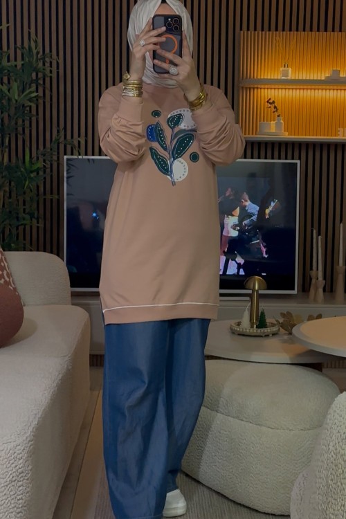 Çek Çek Tunik  Vizon