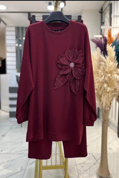 Çiçek Takım Bordo