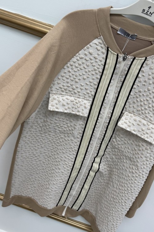 Çift Şerit Kap  Camel