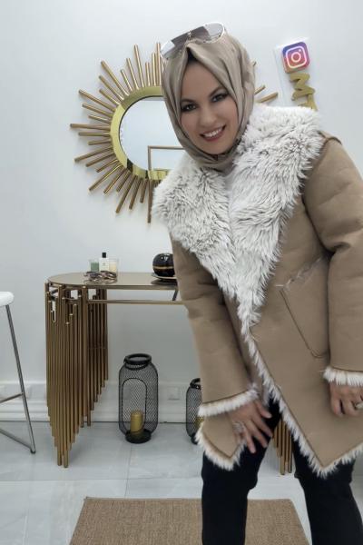 Çift Taraflı Mont  Camel