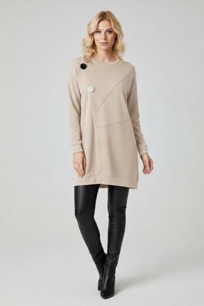 Cupra Kumaş Tunik  Taş Rengi