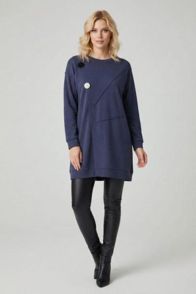 Cupra Kumaş Tunik  Mavi