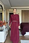 Demet Elbise  Bordo