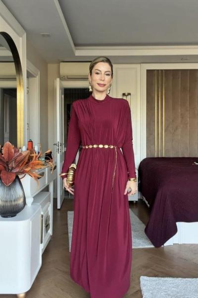 Demet Elbise  Bordo
