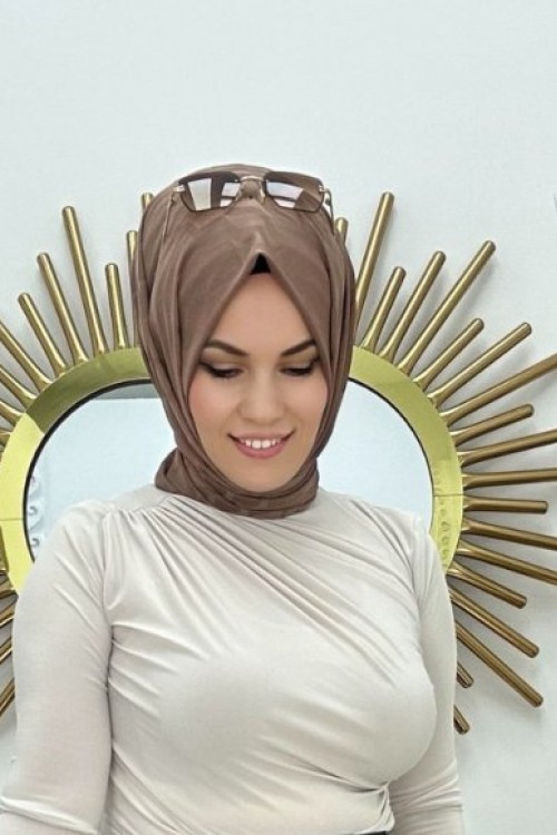 Drape Bluz  Taş Rengi