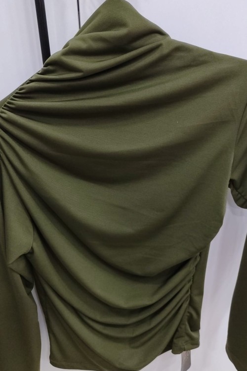 Drape Bluz  Haki