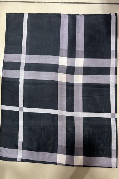 Ekose Şal  Siyah Kahverengi