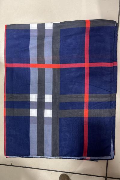 Ekose Şal  Lacivert