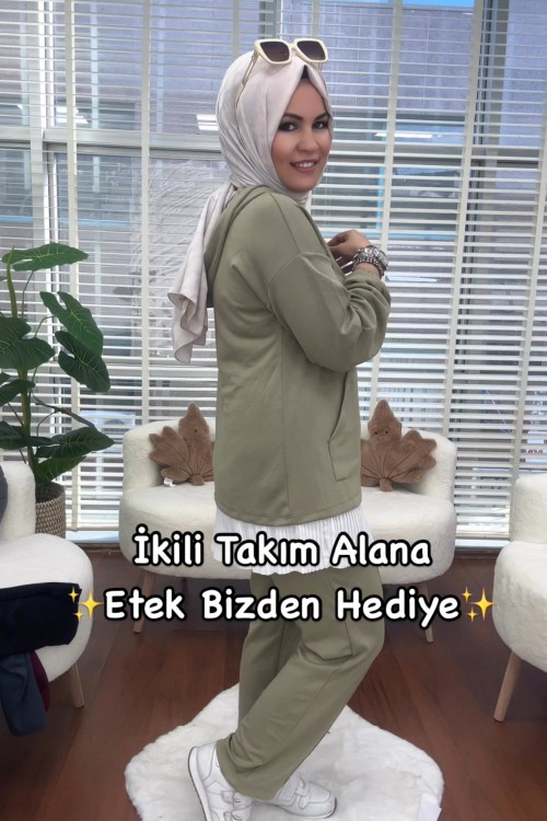Etek Hediye Takım  Mint Yeşili