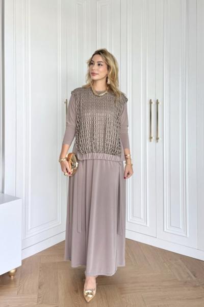 File Yelek Elbise  Vizon