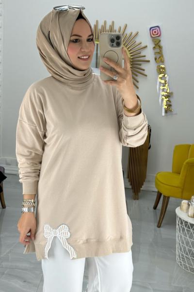 Fiyonk Tunik  Taş Rengi