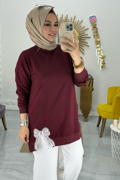 Fiyonk Tunik  Bordo