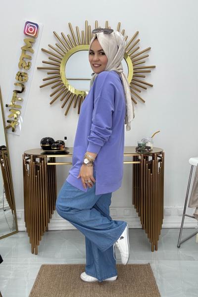 Giy Çık Tunik  Lila