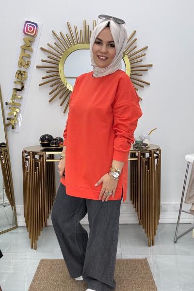 Giy Çık Tunik  Turuncu