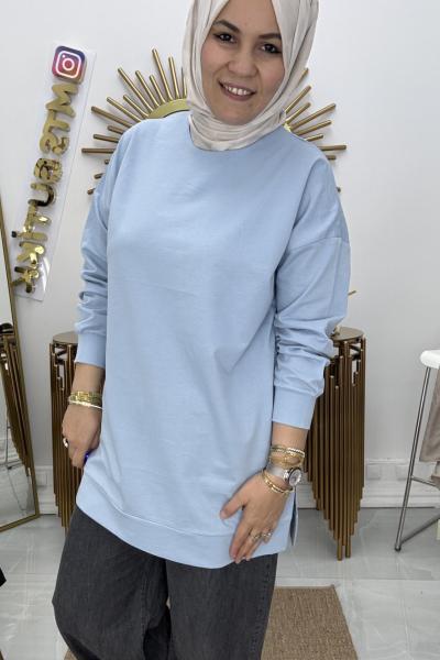 Giy Çık Tunik  Gök Mavi