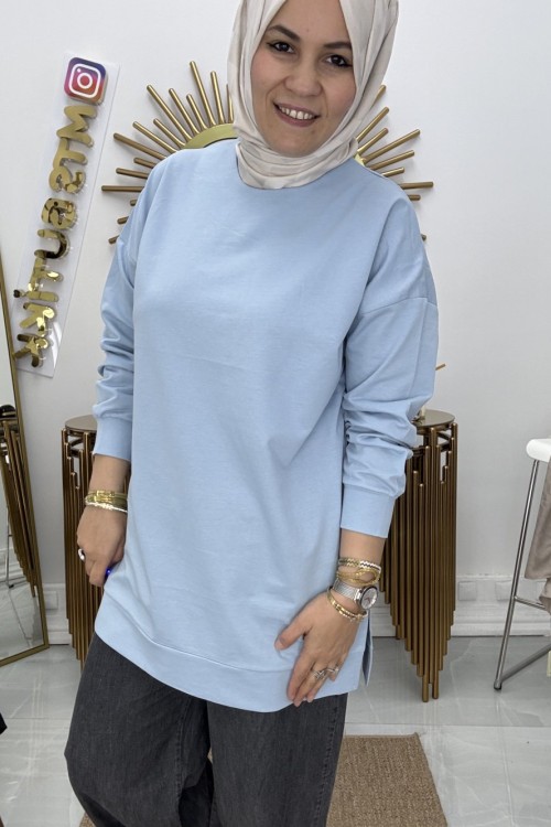 Giy Çık Tunik  Gök Mavi