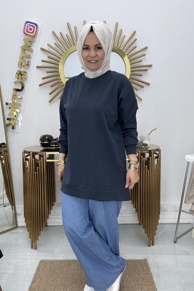 Giy Çık Tunik  Füme