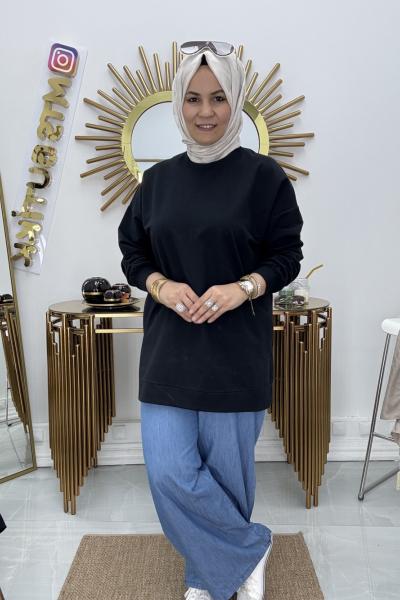 Giy Çık Tunik  Siyah