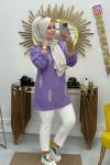 İnci Tunik Lila
