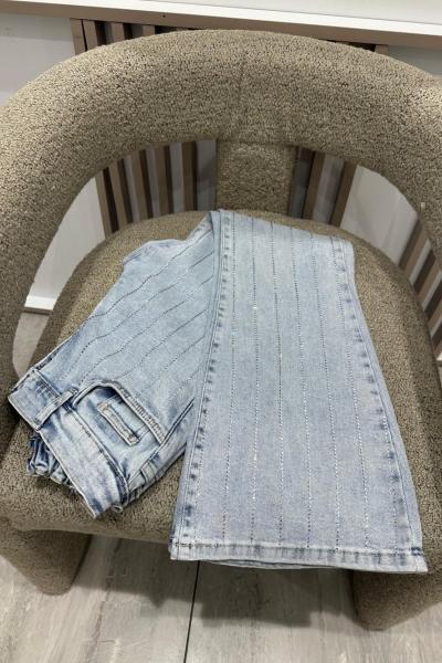 İspanyol Pantolon  Açık Mavi