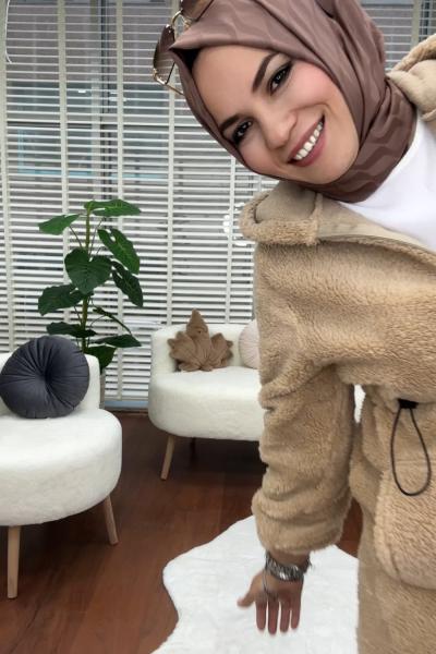 Jakarlı  Tozlu kahve