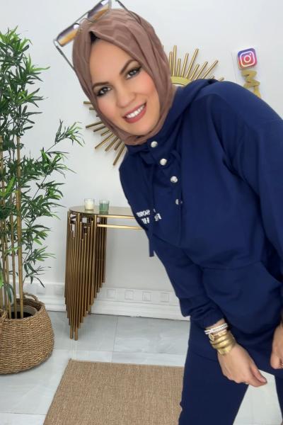 Kanguru Cepli Takım Lacivert