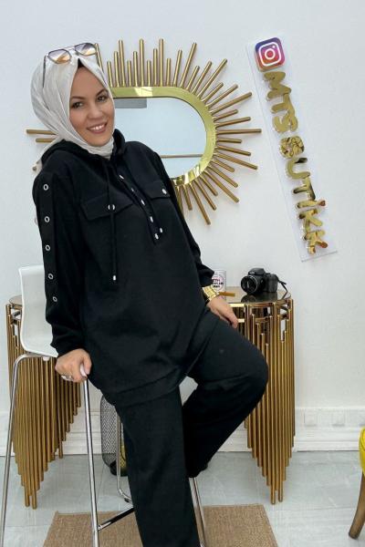 Kapak Cepli Takım  Siyah