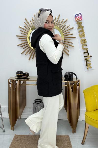 Kapiton Yelek  Siyah