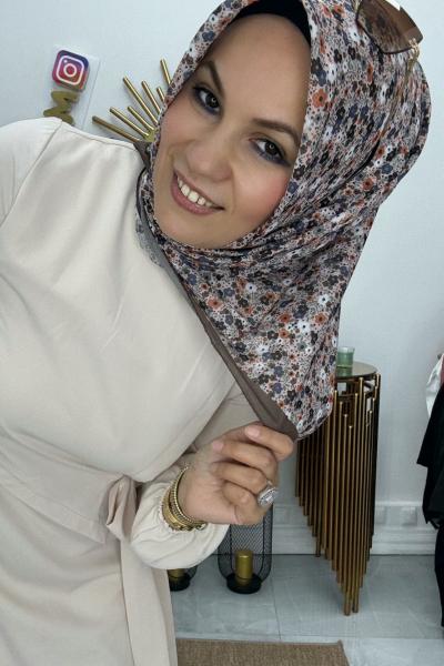 Kare Eşarp  Kahverengi