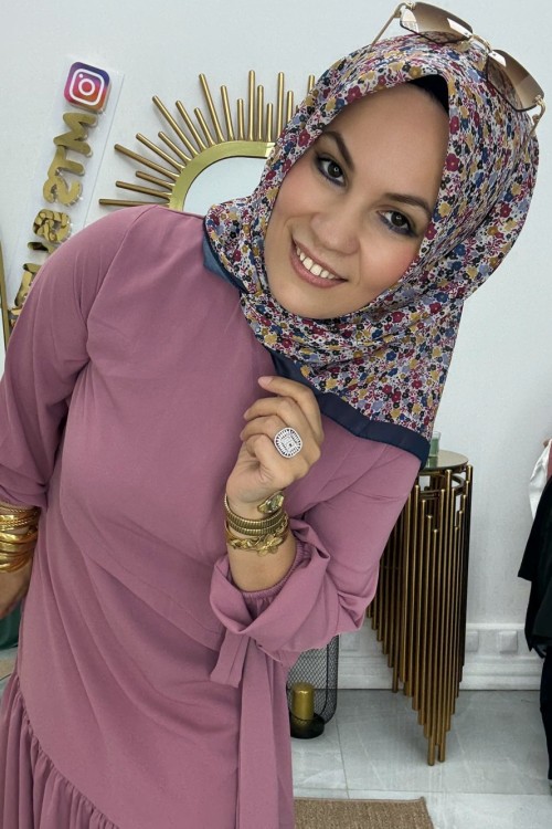 Kare Eşarp  Lacivert