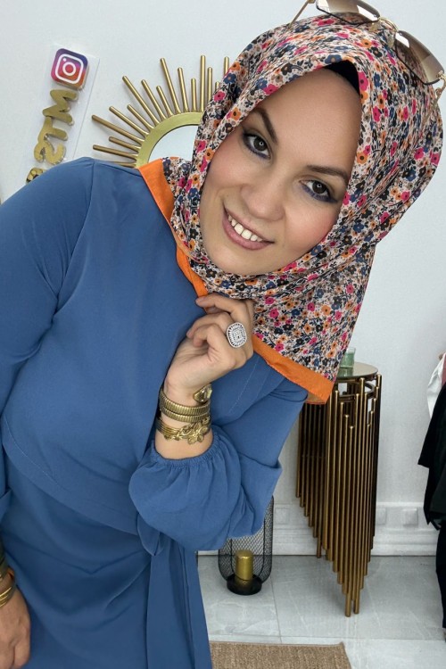 Kare Eşarp  Turuncu