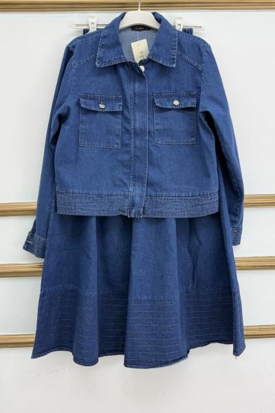 Kot Etekli Takım  Gök Mavi